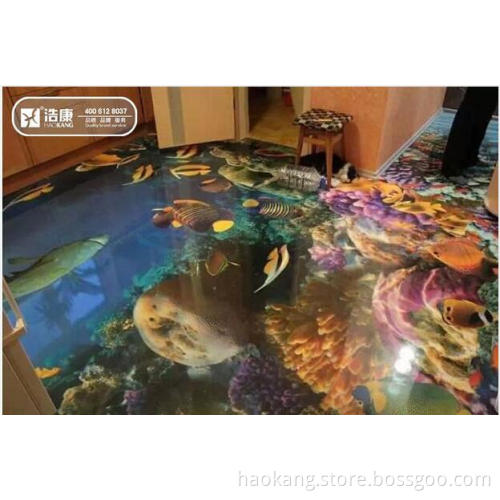 3D shop Advertising roll flooring mat